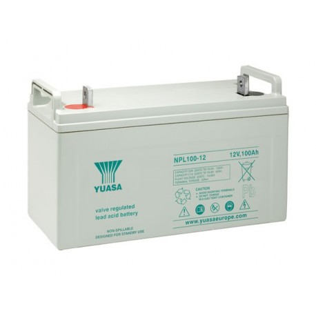 YUASA 12V - 100.0Ah - NPL100-12 - AGM