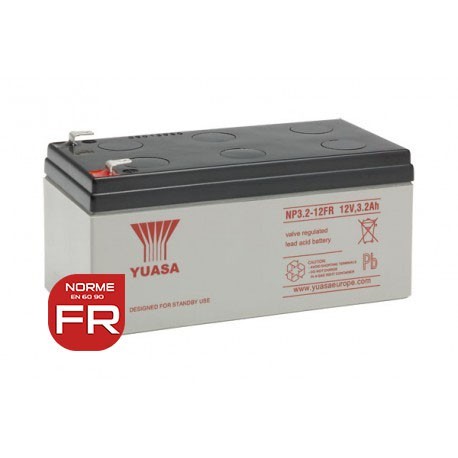 YUASA 12V - 3.2Ah  - NP3.2-12FR - AGM