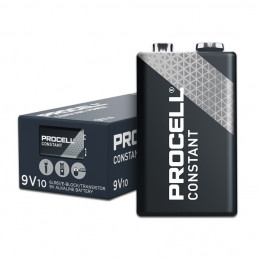 PROCELL/DURACELL 6LR61 - 9V Professionnel - Boite de 10